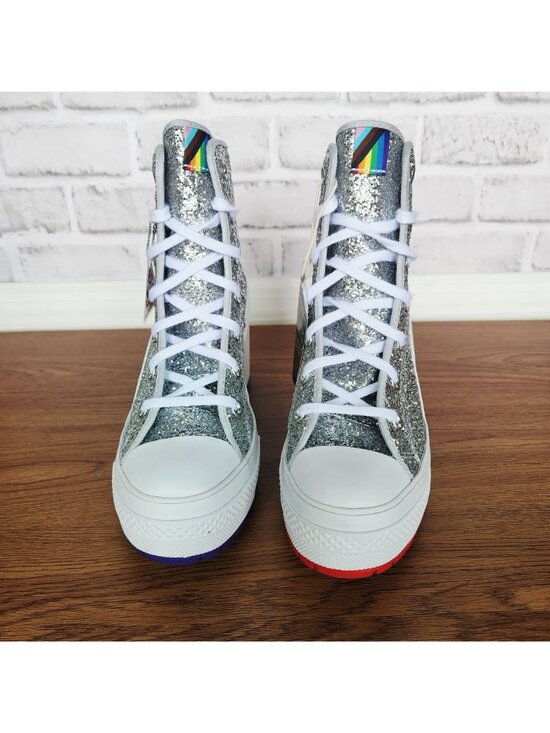 ⭐CONVERSE CHUCK 70 DELUXE Sz 8.5 Mens Shoes Heel Boots Sneakers Glitter A06028C main image 11